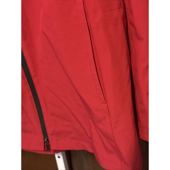Pendleton Jacket Womens X-Large Red Rain Coat Aztec Lining Hooded Lightweight - Picture 4 of 6